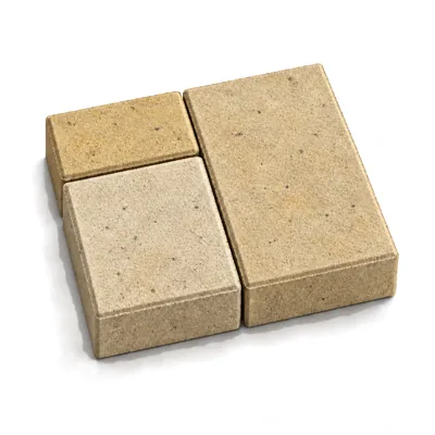 Плитка Новый город Лион 255×155 / 155×155 / 155×95 мм, 60 мм, Оттенки желтого