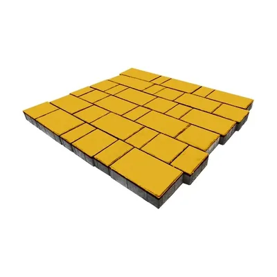 Новый город Лион 255×155 / 155×155 / 155×95 мм, 60 мм, Желтый