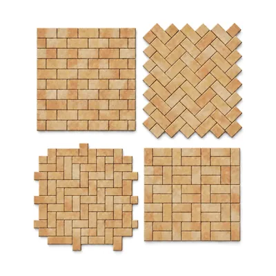 Прямоугольник 200×100 мм, 40 мм, Сиена — раскладка