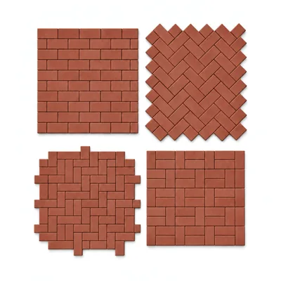 Прямоугольник 200×100 мм, 60 мм, Красный — раскладка