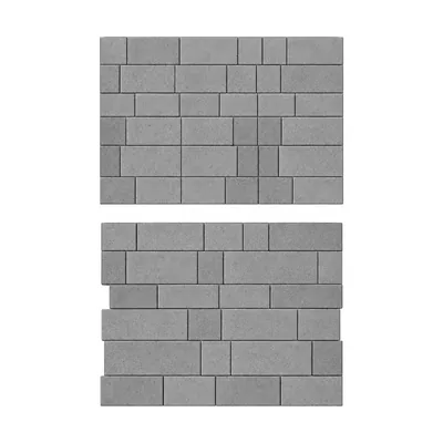 Инсбрук Тироль 360×200 / 320×160 / 280×120 / 200×120 / 160×160 мм, 60 мм, Серый — раскладка