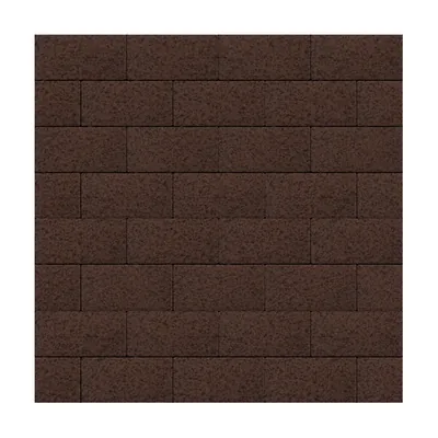 Прямоугольник 200×100 мм, 60 мм, Коричневый — раскладка