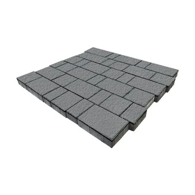 Плитка Новый город Рид 250×155 / 155×155 / 155×95 мм, 80 мм, Серый