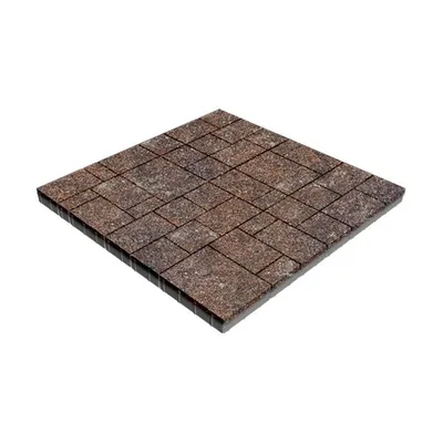 Плитка Инсбрук Альпен 280×210 / 210×140 / 140×140 / 140×70 мм, 60 мм, Сепия