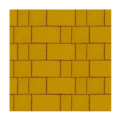 Новый город 260×160 / 160×160 / 160×100 мм, 40 мм, Желтый — раскладка